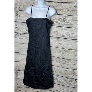 Signe Black Sleeveless Dress Size Medium 100% Organic Cotton